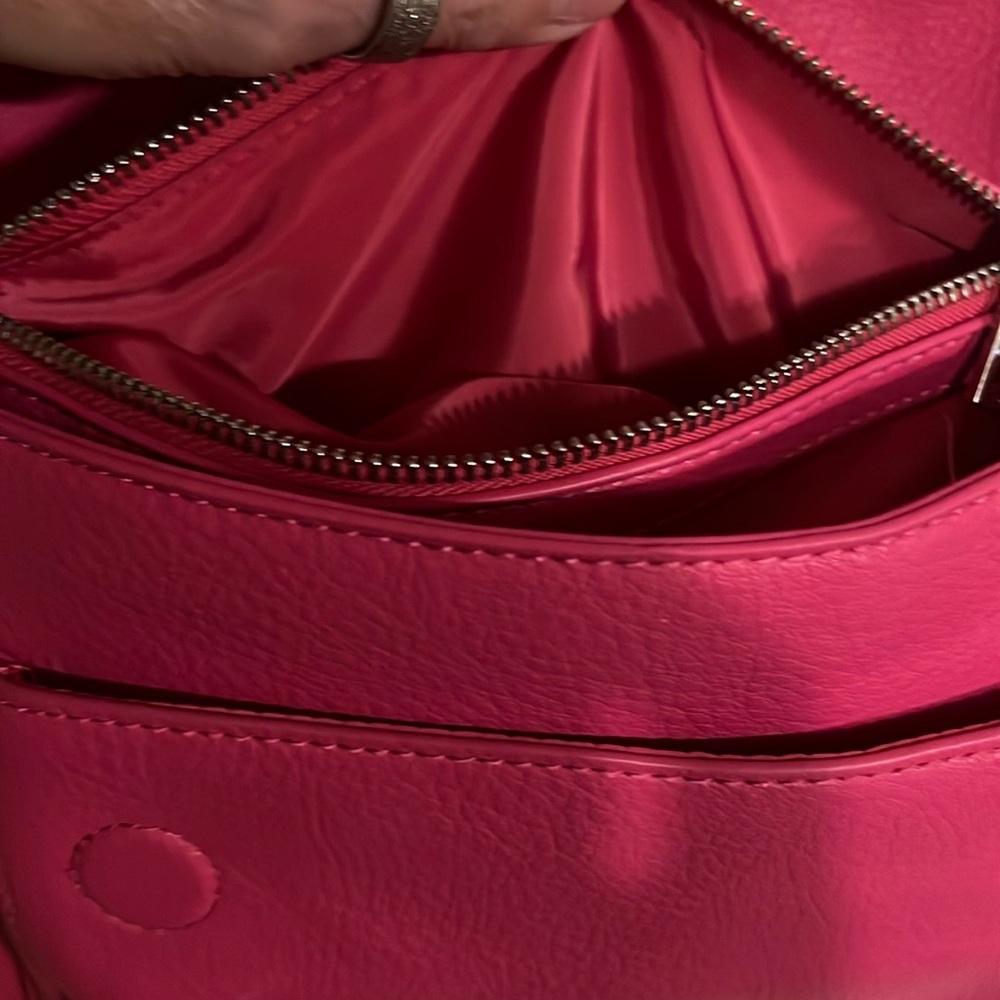 Desigual Pink Crossbody Bag with Textured Finish 🌺must be purchased before 12am - Picture 11 of 16